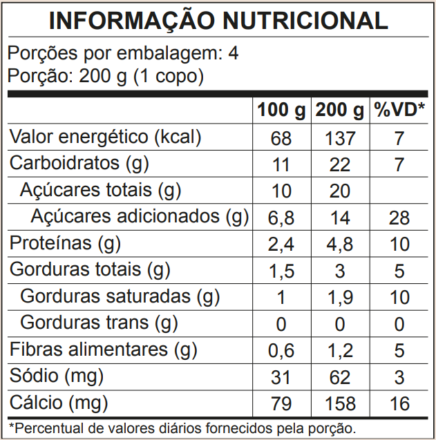 Danone Líquido Iogurte Batido e Aveia 800g